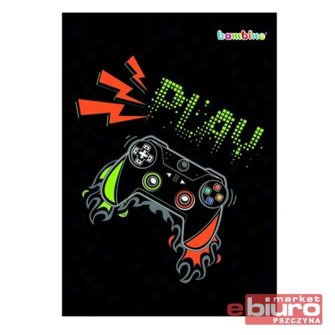 ZESZYT A5 16K LINIA PODW. DWUKOL. BAMBINO PREMIUM