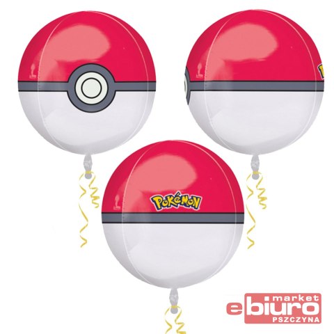 BALON FOLIOWY ORBZ POKEBALL 38X40CM GODAN