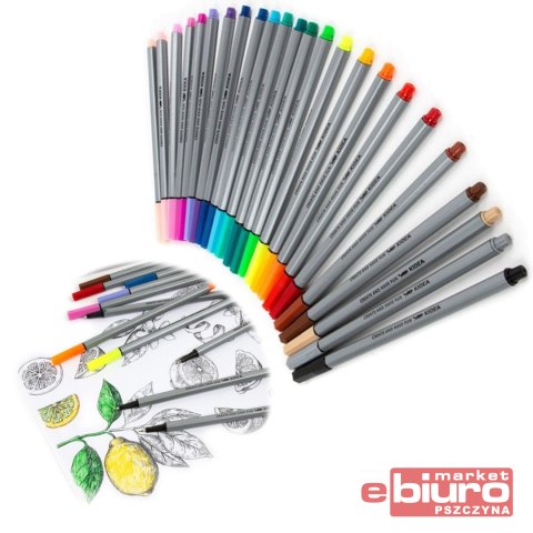 CIENKOPISY 24 KOLORY KIDEA