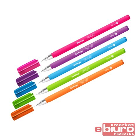 DŁUGOPIS KULKOWY STARLIGHT NIEBIESKI 0,7MM MIX KOL