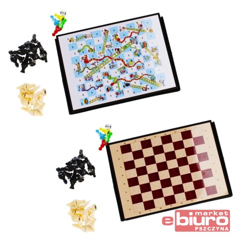 GRA SZACHY MAGNETYCZNE 2W1 17X12X3 MC