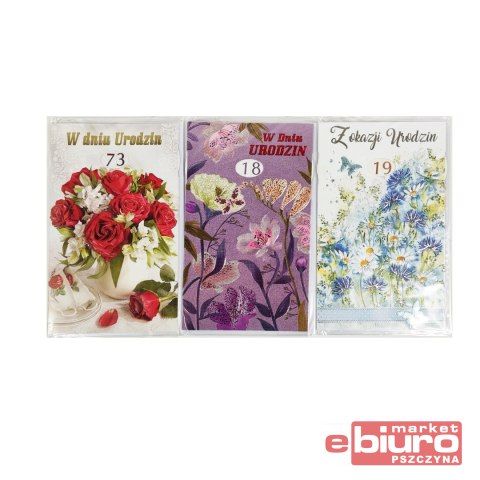 KARNET REGULOWANE CYFRY URODZINY PRESTIGE