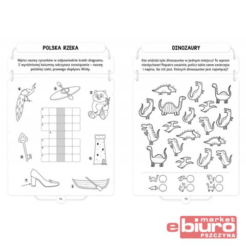 ŁAMIGŁÓWKI 8 LETNIEJ GŁÓWKI.LABIRYNTY KRZYŻÓWKI