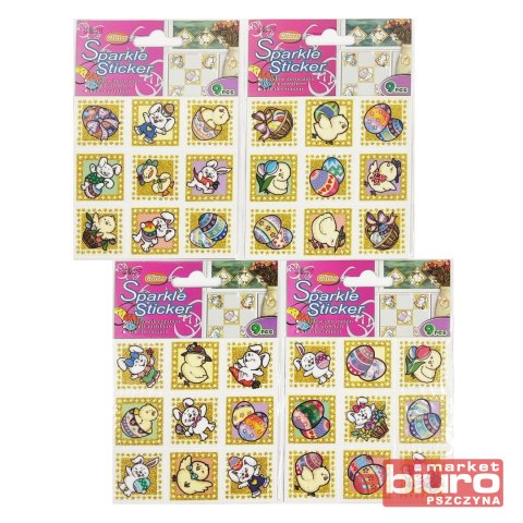 NAKLEJKA Z BROKATEM WIELKANOC SEG-101 BREWIS