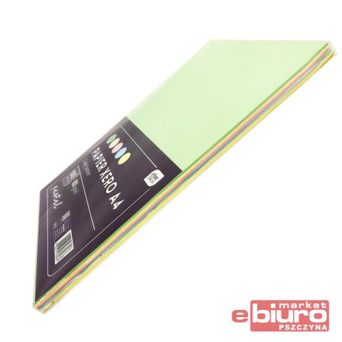 PAPIER XERO A4 100 5 KOLORÓW PASTEL