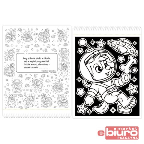 WELURKOWE ZWIERZAKI.DOTYKAJ I KOLORUJ