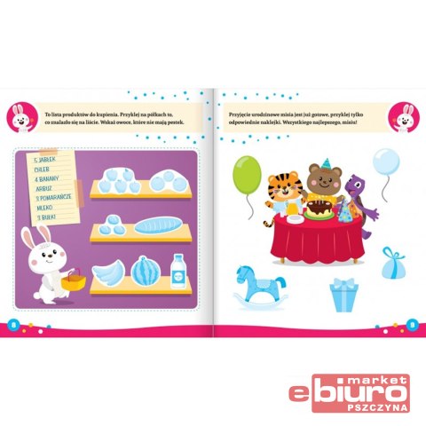 WESOŁE ZADANIA Z KRÓLIKIEM MAGIKIEM. KSIĄŻECZKA 4+