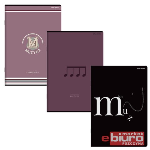 ZESZYT TOP MUZYKA A4 16 KARTEK 70G 5 LINIA
