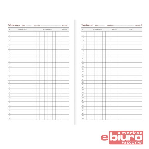 KALENDARZ NAUCZYCIELA A5 PCV BEZBARWNY MOTYLE