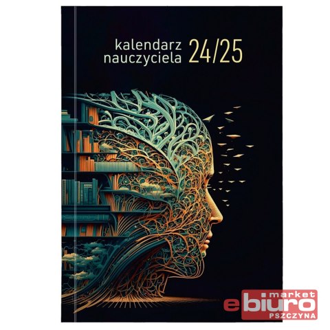 KALENDARZ NAUCZYCIELA B6 PCV BEZBARWNY MODERN