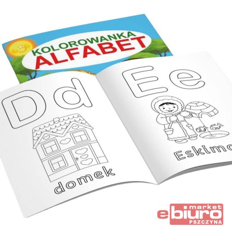 KOLOROWANKA ALFABET MARTEL