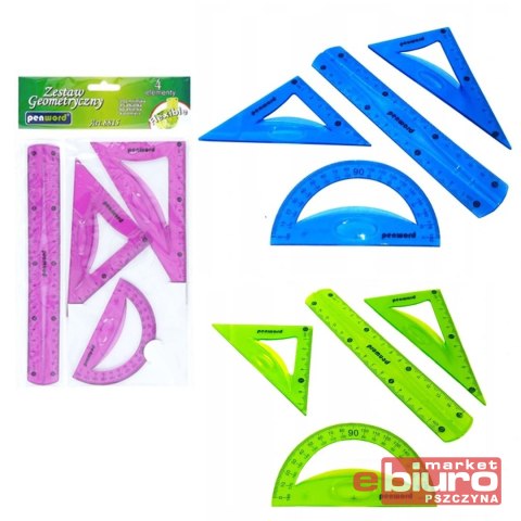 KOMPLET GEOMETRYCZNY 8815 FLEXI 4 ELEM. 20CM 4741
