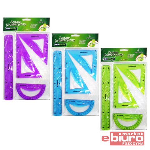 KOMPLET GEOMETRYCZNY 8815 FLEXI 4 ELEM. 20CM 4741