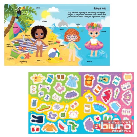 MAŁE MODELKI. ALBUM Z NAKLEJKAMI