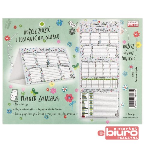 PLANER TYGODNIOWY ŁĄKA HENRY