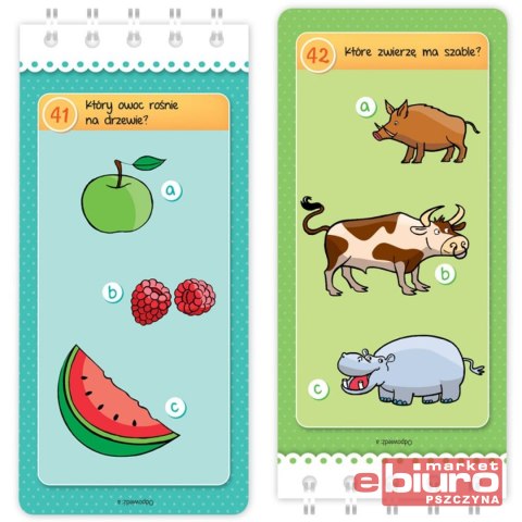 QUIZ PRZEDSZKOLAKA ZE ŚWINKĄ OD 4 LAT