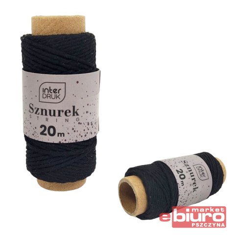 SZNUREK NA SZPULCE 20M SATIN GOLD INTERDRUK