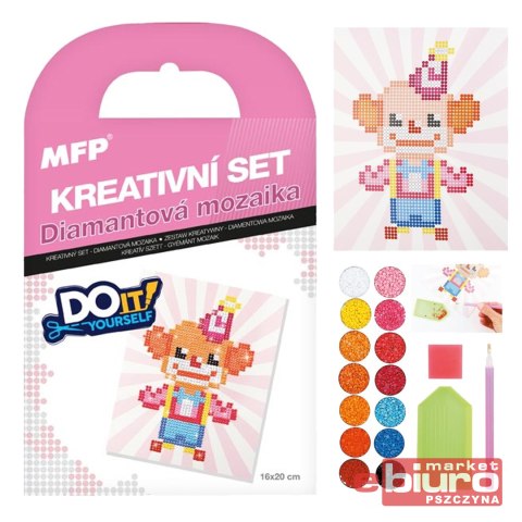 ZESTAW KREATYWNY DIAMENT MOZAIKA KLAUN 1042144 MFP