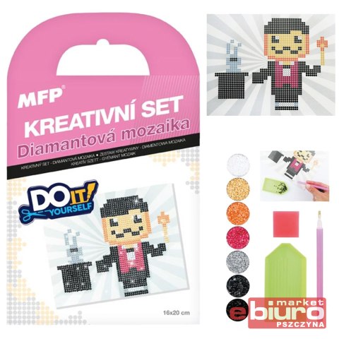 ZESTAW KREATYWNY DIAMENT MOZAIKA MAGIK 1042143 MFP