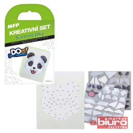 ZESTAW KREATYWNY NAKLEJKI PANDA 1042137 MFP