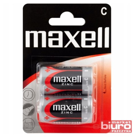 BATERIE R14 MAXELL ZINC BLISTER A'2 774403