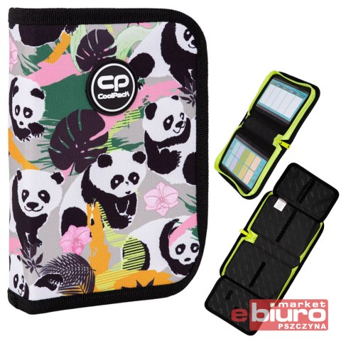 COOLPACK CLIPPER PIÓRNIK JEDNOKLAP BW PANDA GANG