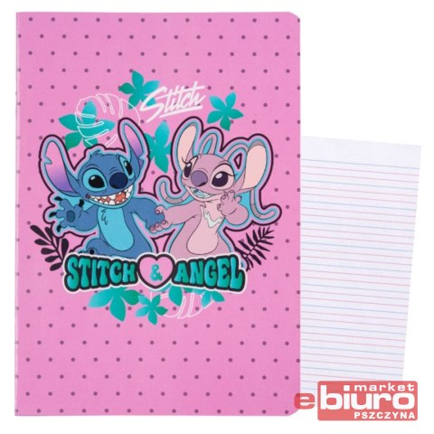 DISNEY CORE ZESZYT A5 32K 3 LINIE WZÓR 3 STITCH