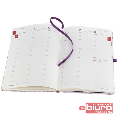 KALENDARZ NAUCZYCIELA A5 TDW KWIATOWY ANTRA