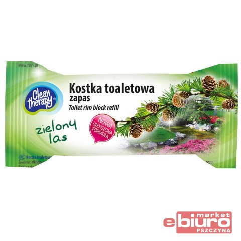 KOSTKA TOALETOWA ZAPAS 40G ZIELONY LAS