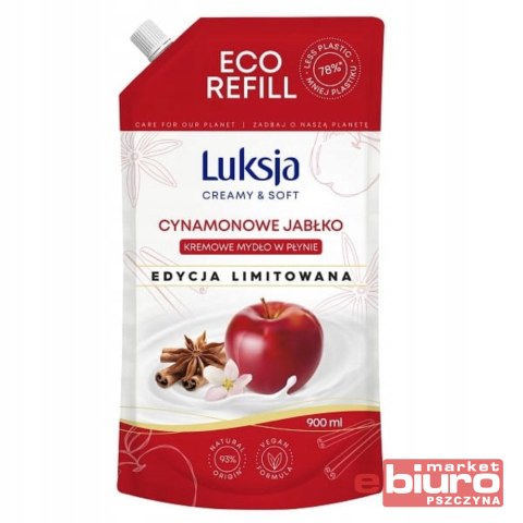 MYDŁO W PŁYNIE 900ML APPLE ZAPAS LUKSJA