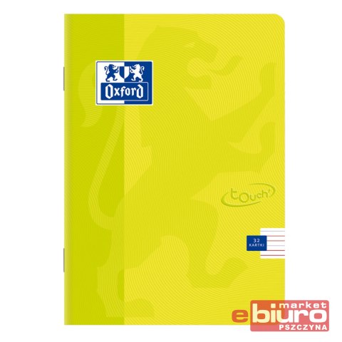 ZESZYT OXFORD TOUCH A4 32 KARTKI 90G LINIA