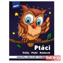 KOLOROWANKA POŁĄCZ KROPKI PTAKI 2 5301158