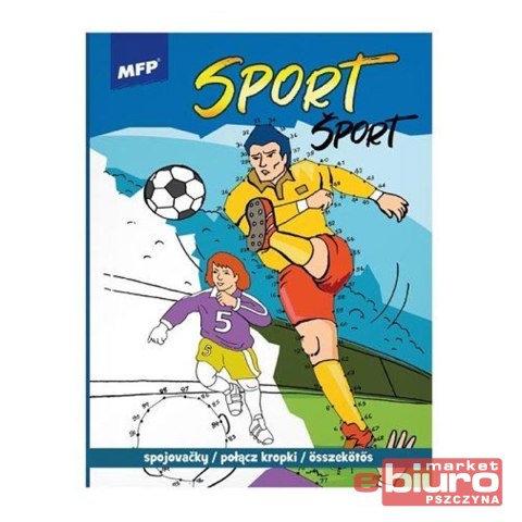 KOLOROWANKA POŁĄCZ KROPKI SPORT 5301160