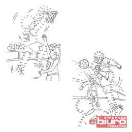 KOLOROWANKA POŁĄCZ KROPKI SPORT 5301160