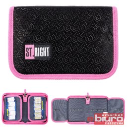 PIÓRNIK DWUKLAP BW PC-03 STRIGHT BLACK GLITTER