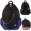 PLECAK 4-KOMOROWY STRIGHT BP-06 BLACK&BLUE