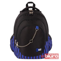 PLECAK 4-KOMOROWY STRIGHT BP-06 BLACK&BLUE