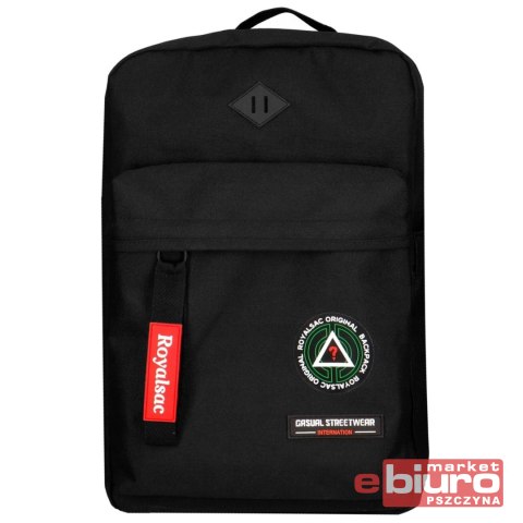 PLECAK CZARNY Z APLIKACJĄ INCOOD