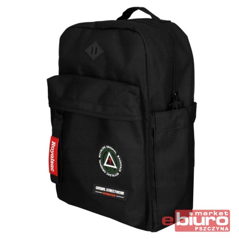 PLECAK CZARNY Z APLIKACJĄ INCOOD