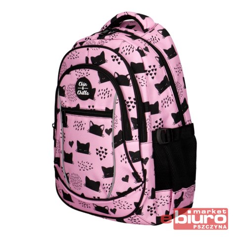 PLECAK RÓŻOWY KOTY INCOOD