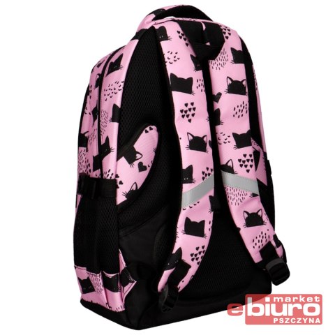 PLECAK RÓŻOWY KOTY INCOOD