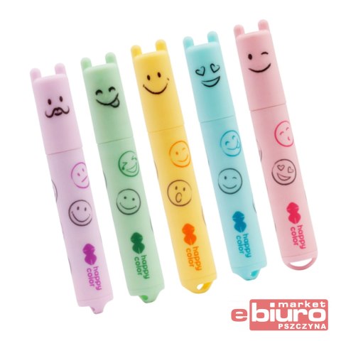 ZAKREŚLACZE MINI SMILE 6KOL PAST