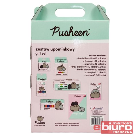 ZESTAW UPOMINKOWY PUSHEEN MINT