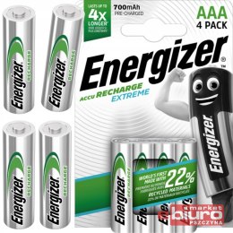 AKUMULATORKI ENERGIZER AAA 700 mAh HR-03 A'4