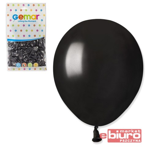 BALONY AM50 METAL 5" CZARNE 65/100SZT GODAN