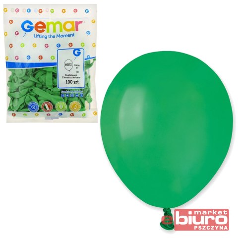 BALONY A50 PASTEL 5" CIEMNOZIELONE 13/100SZT GODAN