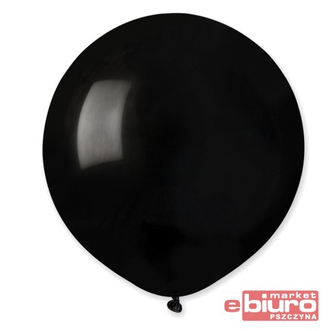 BALONY G19 PASTEL 19" CZARNE 014/25SZT GODAN