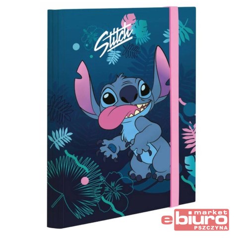 DISNEY CORE TECZKA PRZEST. Z GUMKĄ A5 STITCH WZ1