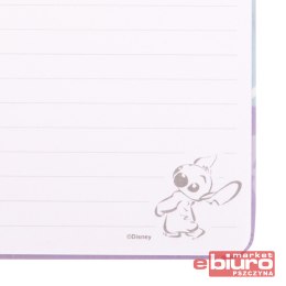 DISNEY FASHION NOTES A5 80K L Z GUM WZÓR 3 STITCH