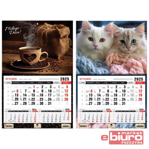 KALENDARZ JEDNODZIELNY KTJ-1 PAN KALENDARZYK